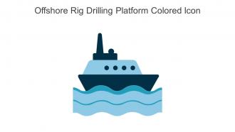 Offshore Rig Drilling Platform Colored Icon In Powerpoint Pptx Png And Editable Eps Format