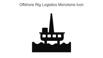 Offshore Rig Logistics Monotone Icon In Powerpoint Pptx Png And Editable Eps Format