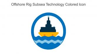 Offshore Rig Subsea Technology Colored Icon In Powerpoint Pptx Png And Editable Eps Format