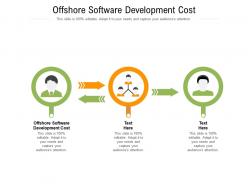 Offshore software development cost ppt powerpoint presentation show graphics cpb