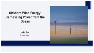 Offshore Wind Energy Harnessing Power From The Ocean PPT Structure AT