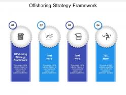 Offshoring strategy framework ppt powerpoint presentation portfolio deck cpb