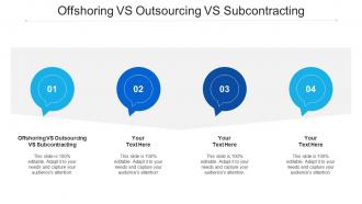 Offshoring vs outsourcing vs subcontracting ppt powerpoint presentation ideas design inspiration cpb