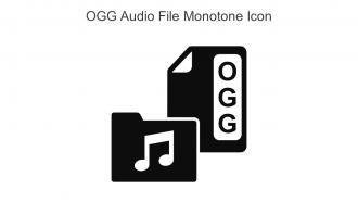 OGG Audio File Monotone Icon In Powerpoint Pptx Png And Editable Eps Format