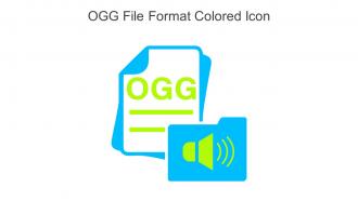 OGG File Format Colored Icon In Powerpoint Pptx Png And Editable Eps Format