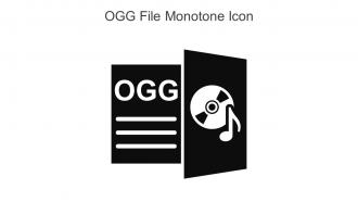 OGG File Monotone Icon In Powerpoint Pptx Png And Editable Eps Format