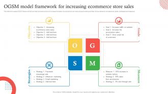 OGSM Model Framework For Increasing Ecommerce Store Sales