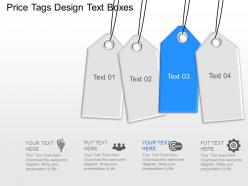Oh price tags design text boxes powerpoint template