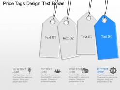 Oh price tags design text boxes powerpoint template