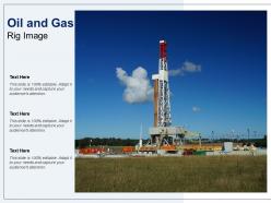 Oil and gas rig image