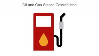 Oil And Gas Station Colored Icon In Powerpoint Pptx Png And Editable Eps Format