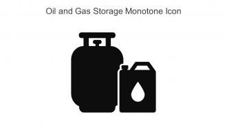 Oil And Gas Storage Monotone Icon In Powerpoint Pptx Png And Editable Eps Format