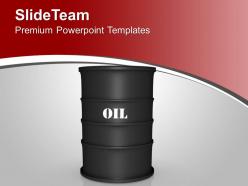 Oil barrel illustration industrial powerpoint templates ppt themes and graphics 0213