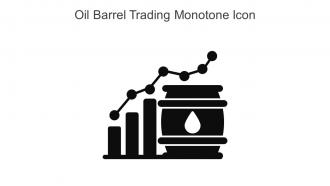 Oil Barrel Trading Monotone Icon In Powerpoint Pptx Png And Editable Eps Format
