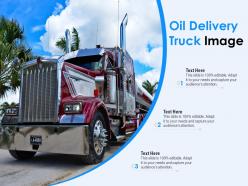 Oil delivery truck image