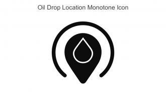 Oil Drop Location Monotone Icon In Powerpoint Pptx Png And Editable Eps Format