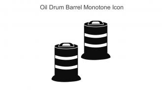 Oil Drum Barrel Monotone Icon In Powerpoint Pptx Png And Editable Eps Format