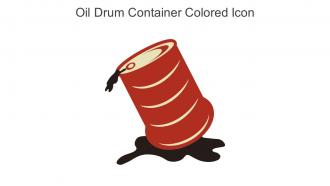 Oil Drum Container Colored Icon In Powerpoint Pptx Png And Editable Eps Format