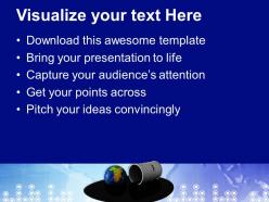 Oil drum with spilled oil globe powerpoint templates ppt themes and graphics