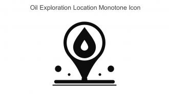 Oil Exploration Location Monotone Icon In Powerpoint Pptx Png And Editable Eps Format