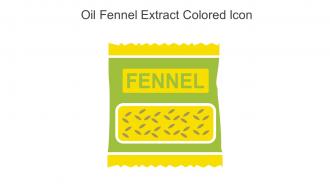 Oil Fennel Extract Colored Icon In Powerpoint Pptx Png And Editable Eps Format