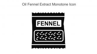 Oil Fennel Extract Monotone Icon In Powerpoint Pptx Png And Editable Eps Format