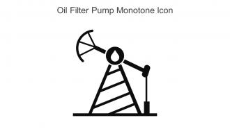 Oil Filter Pump Monotone Icon In Powerpoint Pptx Png And Editable Eps Format