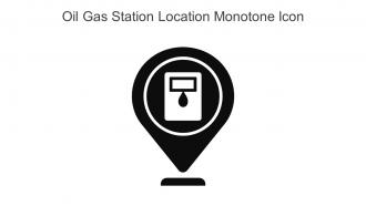 Oil Gas Station Location Monotone Icon In Powerpoint Pptx Png And Editable Eps Format