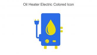 Oil Heater Electric Colored Icon In Powerpoint Pptx Png And Editable Eps Format