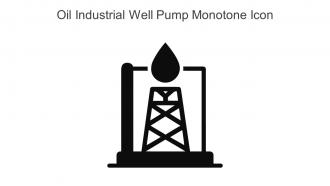 Oil Industrial Well Pump Monotone Icon In Powerpoint Pptx Png And Editable Eps Format