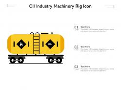 Oil Industry Machinery Rig Icon