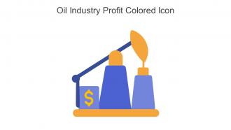 Oil Industry Profit Colored Icon In Powerpoint Pptx Png And Editable Eps Format