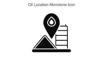 Oil Location Monotone Icon In Powerpoint Pptx Png And Editable Eps Format