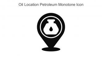 Oil Location Petroleum Monotone Icon In Powerpoint Pptx Png And Editable Eps Format