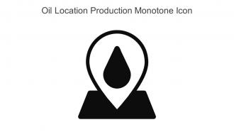 Oil Location Production Monotone Icon In Powerpoint Pptx Png And Editable Eps Format