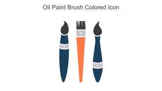 Oil Paint Brush Colored Icon In Powerpoint Pptx Png And Editable Eps Format