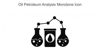 Oil Petroleum Analysis Monotone Icon In Powerpoint Pptx Png And Editable Eps Format