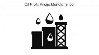 Oil Profit Prices Monotone Icon In Powerpoint Pptx Png And Editable Eps Format