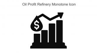 Oil Profit Refinery Monotone Icon In Powerpoint Pptx Png And Editable Eps Format