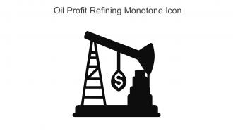 Oil Profit Refining Monotone Icon In Powerpoint Pptx Png And Editable Eps Format