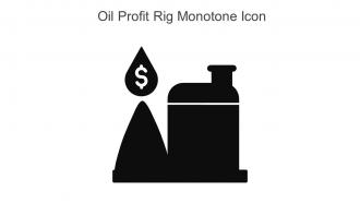 Oil Profit Rig Monotone Icon In Powerpoint Pptx Png And Editable Eps Format