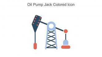 Oil Pump Jack Colored Icon In Powerpoint Pptx Png And Editable Eps Format