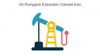 Oil Pumpjack Extraction Colored Icon In Powerpoint Pptx Png And Editable Eps Format