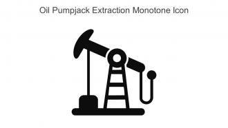 Oil Pumpjack Extraction Monotone Icon In Powerpoint Pptx Png And Editable Eps Format