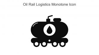 Oil Rail Logistics Monotone Icon In Powerpoint Pptx Png And Editable Eps Format