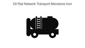 Oil Rail Network Transport Monotone Icon In Powerpoint Pptx Png And Editable Eps Format
