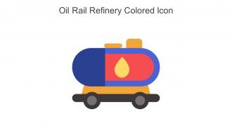 Oil Rail Refinery Colored Icon In Powerpoint Pptx Png And Editable Eps Format