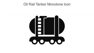 Oil Rail Tanker Monotone Icon In Powerpoint Pptx Png And Editable Eps Format