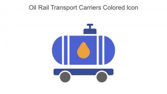 Oil Rail Transport Carriers Colored Icon In Powerpoint Pptx Png And Editable Eps Format