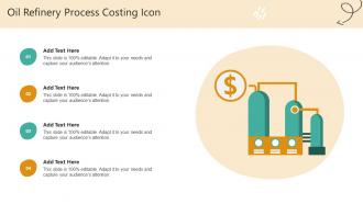 Oil Refinery Process Costing Icon